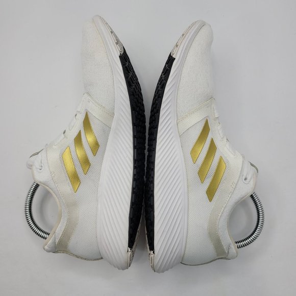 Adidas Edge Lux Bounce White Gold Women's Running Shoes EG1290 US Size 10 - Picture 6 of 8